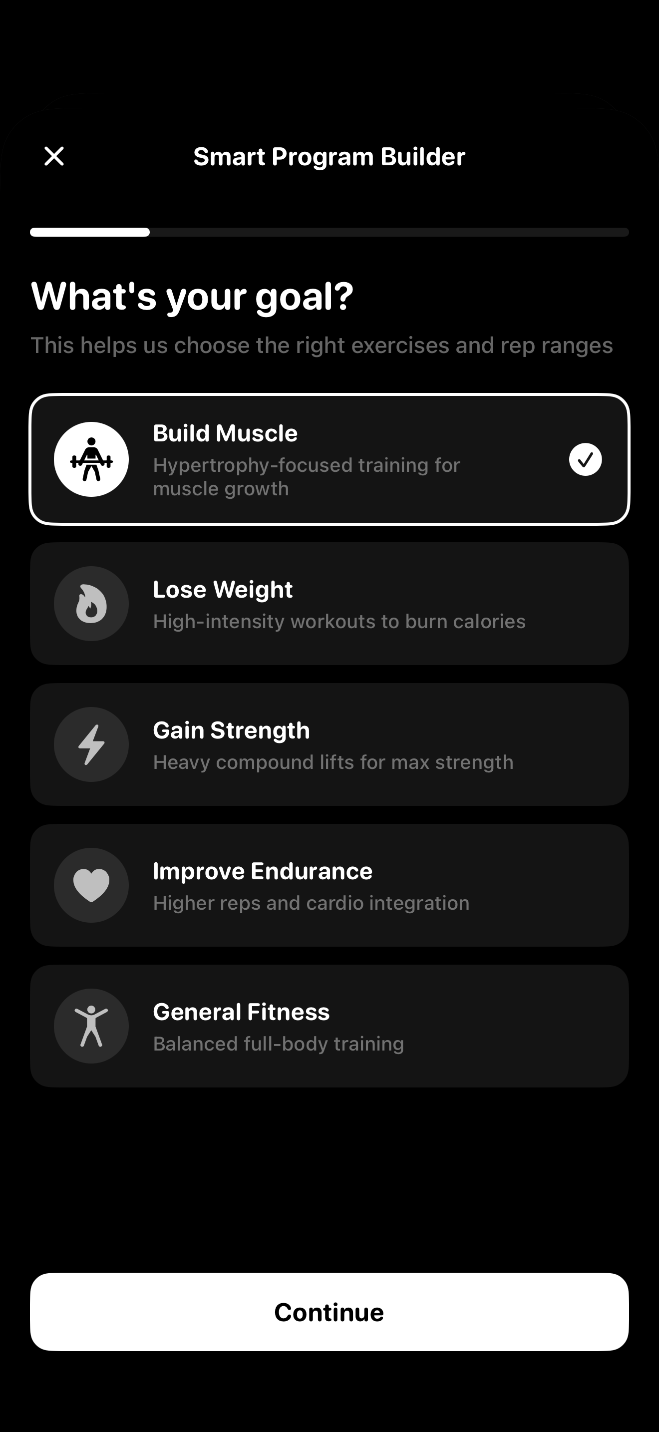 Smart Program Builder